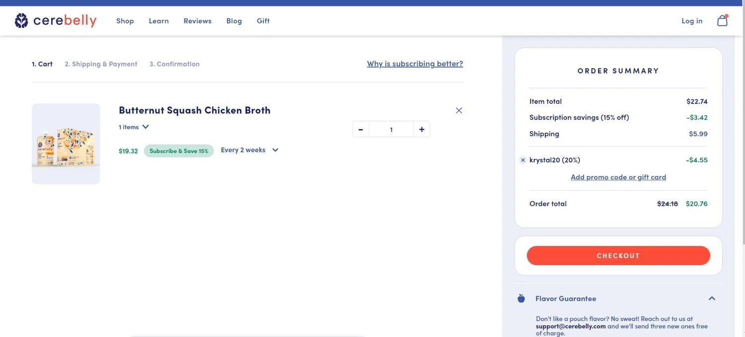 How to apply Cerebelly coupon code